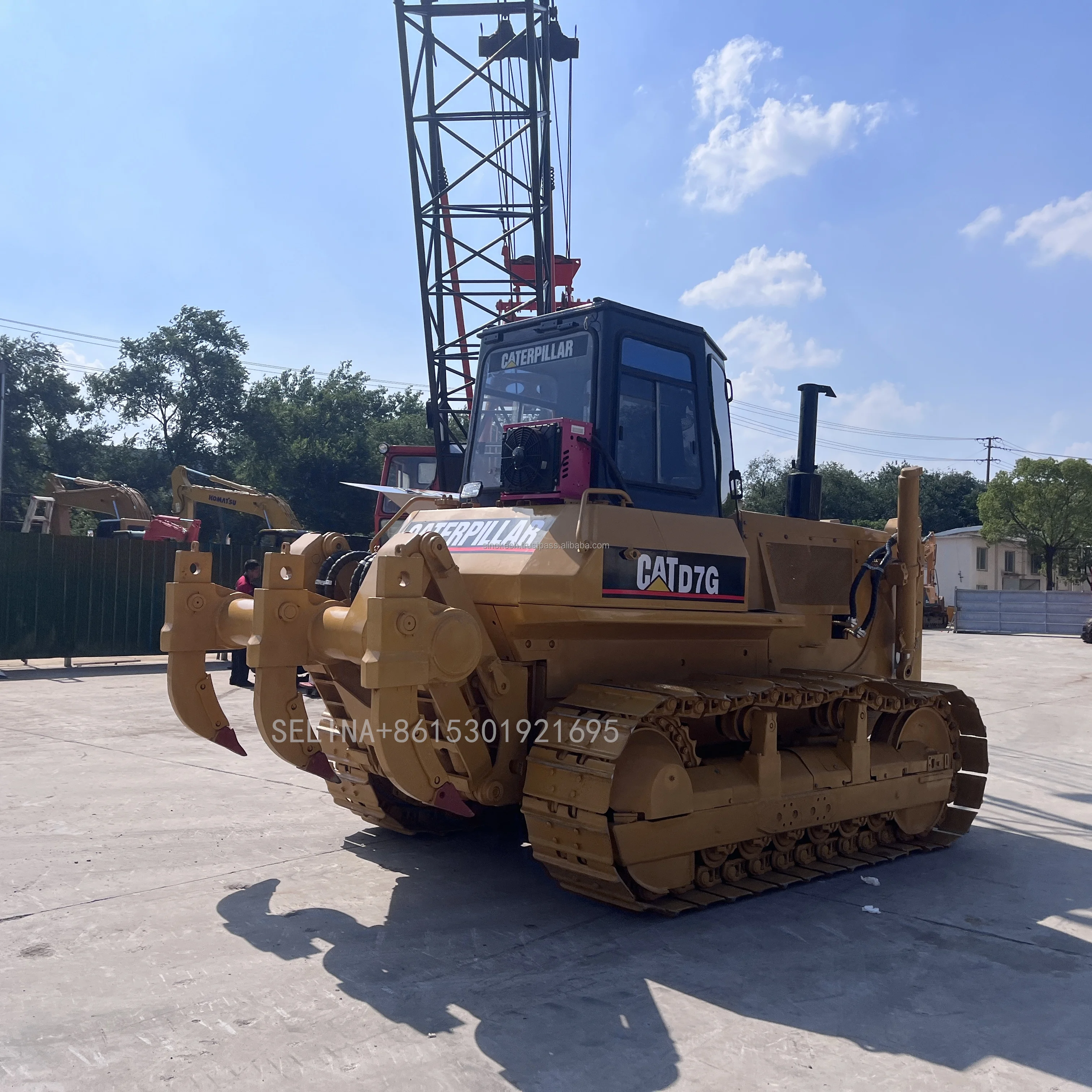 Used Caterpillar Cat D7G Bulldozer for Sale Original Japan D6M D6R D7H D7R D8K D8N Dozer with Low Working Hours
