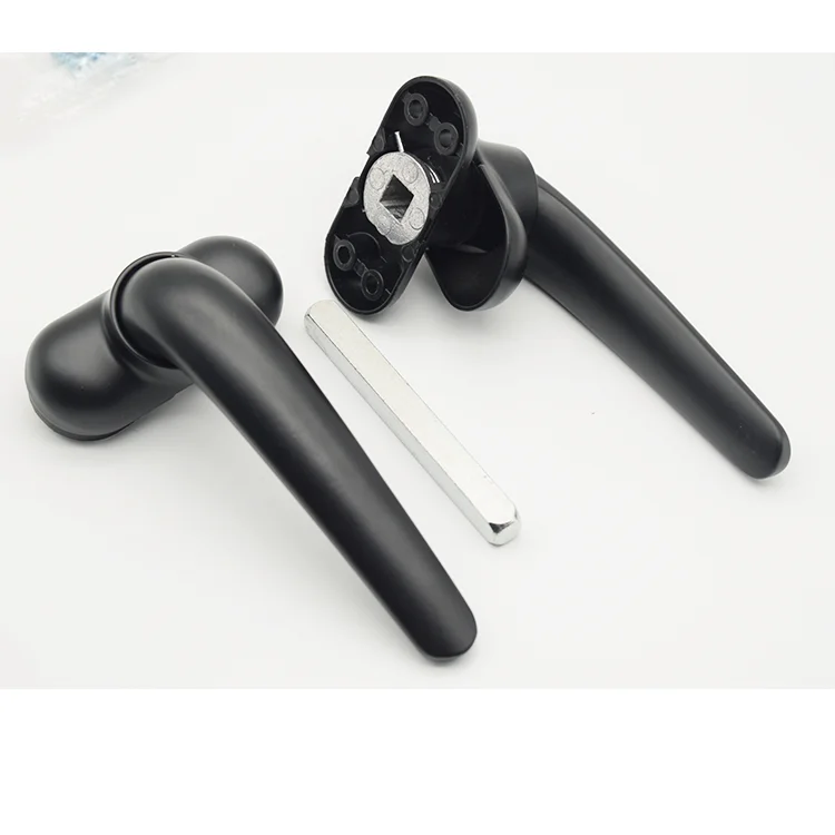 KNG ПВХ используется оптом дверная фурнитура алюминиевая квадратная рукоятка вала