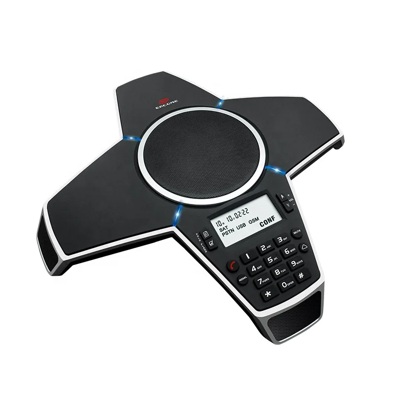 SQ 350 Multi-party communication PSTN Conference Phone with LCD Display Support Extension Mics