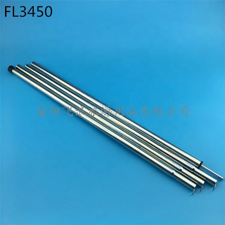 2m Galvanized Iron Pipe Antiseptic Outdoor Camping Support Awning Frames Tent Pole