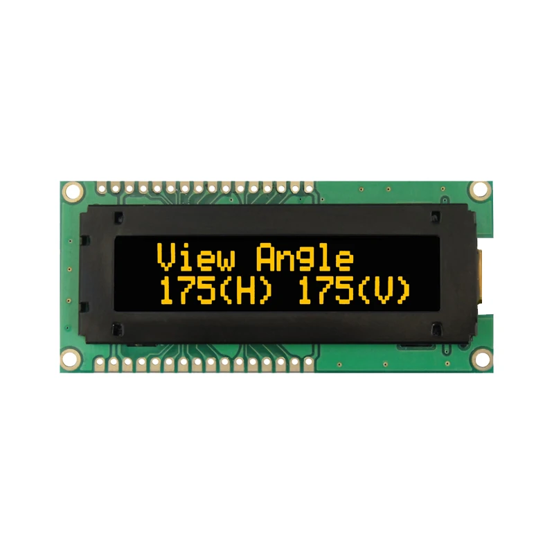 
OLED type 16x2 character oled display with SPI/I2C interface 