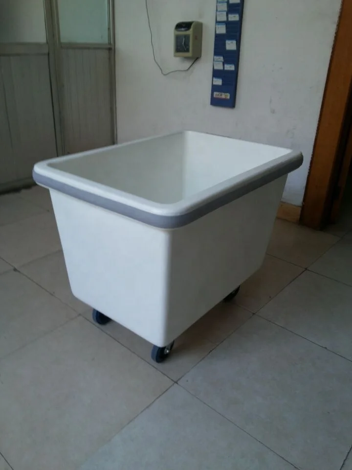 
Double heavy FRP hotel Trolley Baskets Laundry truck Basket 