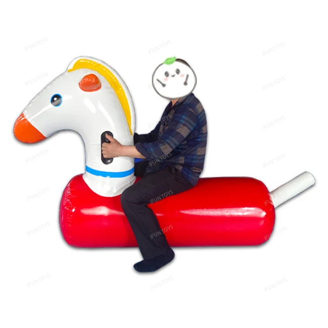Outdoor inflatable Pony Hop Racing Derby/horse jumping race game/Fun Derby Inflatable Horse Racing for kids and adults