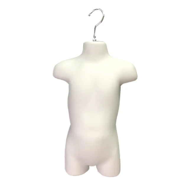 Toddler, Kids Back Cutout Mannequin Torso Set and Hooks