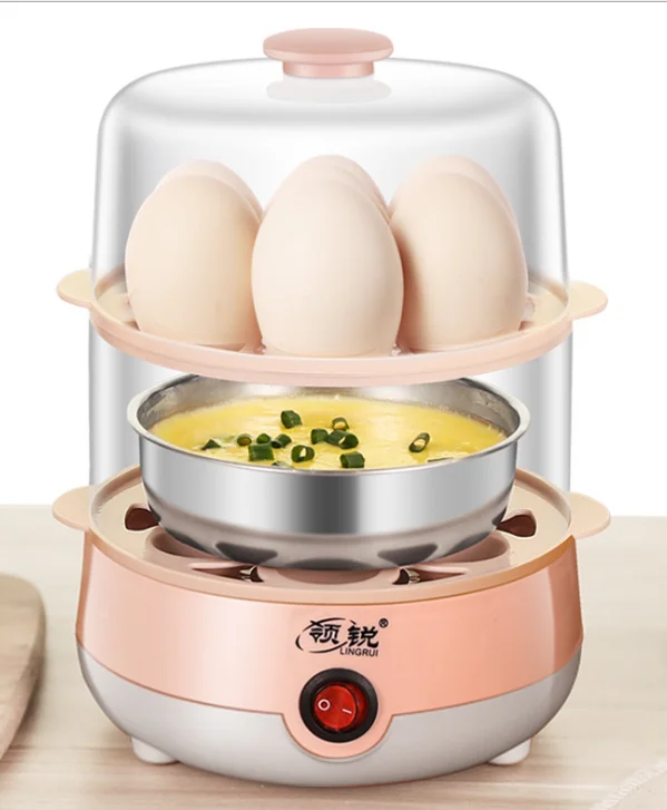 Large Capacity  Portable Commercial Automatic Mini Egg Cooker Machine Electric Stainless Steel Boiler Deluxe Rapid Egg Cooker