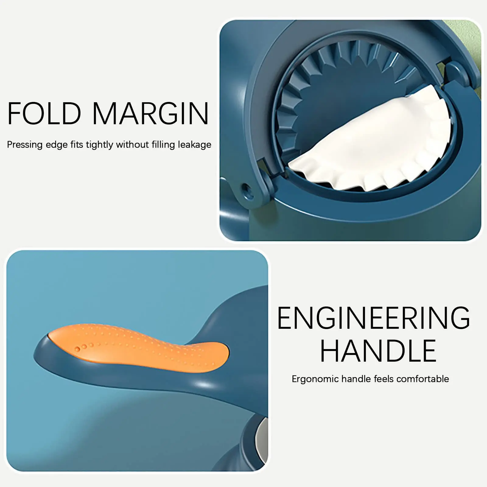 FS343 Kitchen Dumpling Press Molds Baking Pastry Manual Artifact Kitchen Accessories 2 In 1 Dumpling Maker