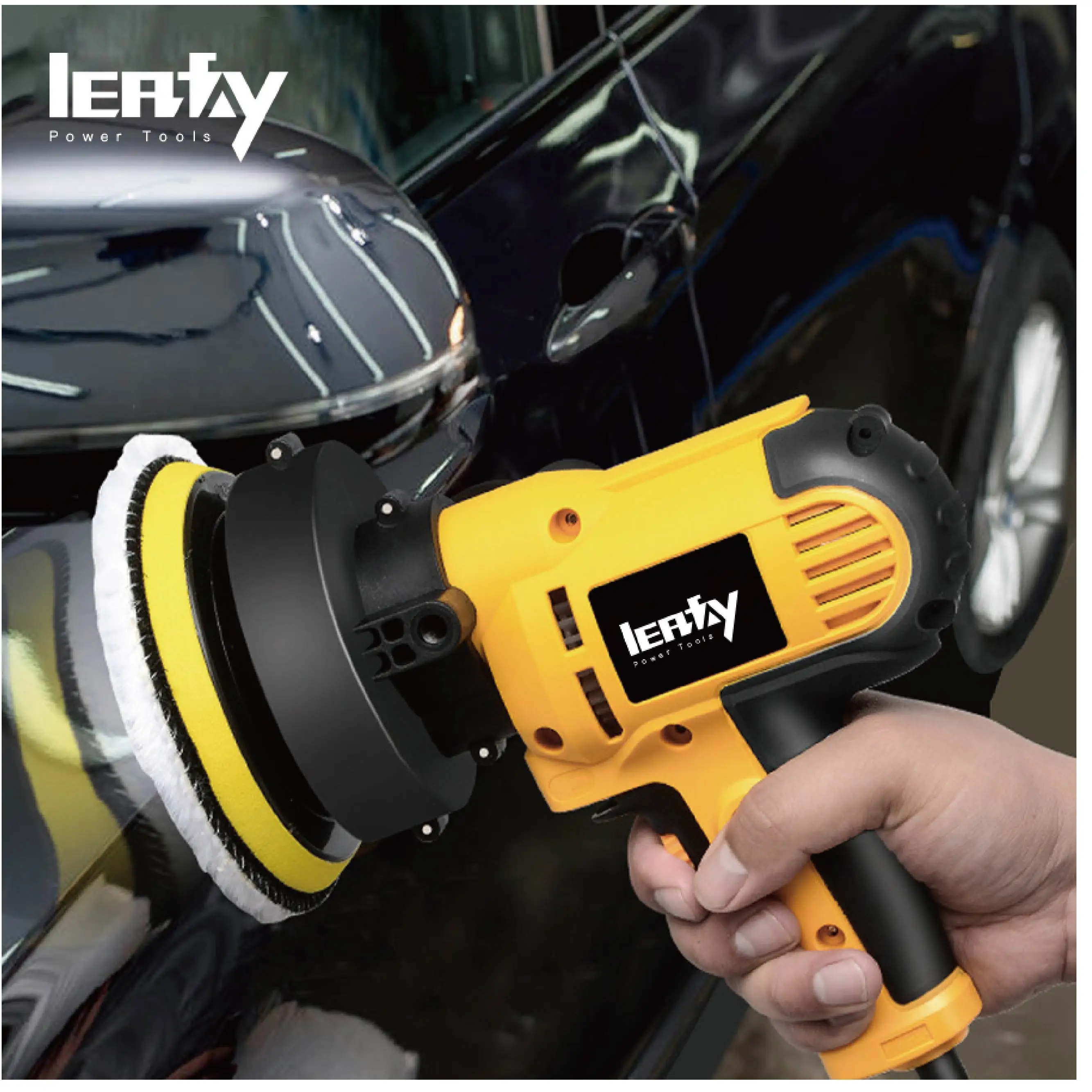 Hand-Held 125MM Electric Car Waxer Beauty Polisher 220V 700W Mini Car Polisher Kit