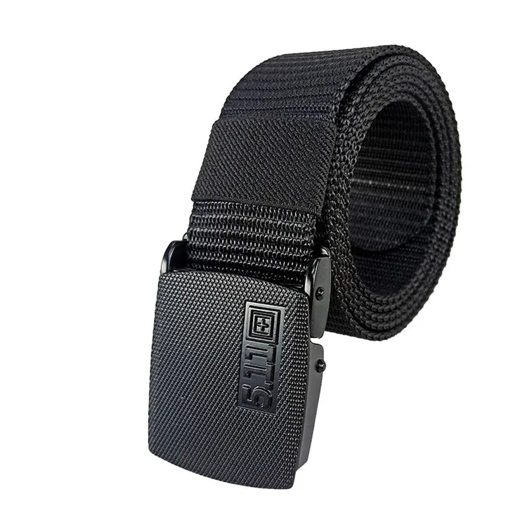 New Design Fashion Adjustable Metal Buckle Outdoor Sports Waist Belt Nylon Web 511 Tactical Belts Men