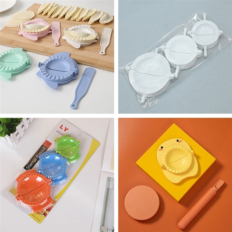 Dumpling Maker Stainless Steel Dumpling Tool Dumpling Skin Pick Stuffing Spoon Kitchen Tool Set