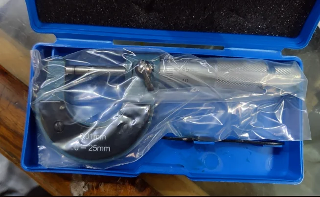 AEROSPACE Outside Micrometer gauge 0.01 mm mitutoyo micrometer 0-25mm paint-spray round arch frame