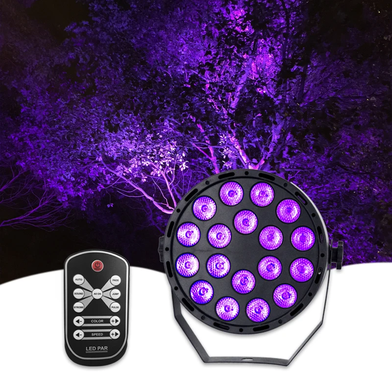 Professional UV beam black light strobe moving purple plastic fluorescence stage lights for ktv dj disco concert party