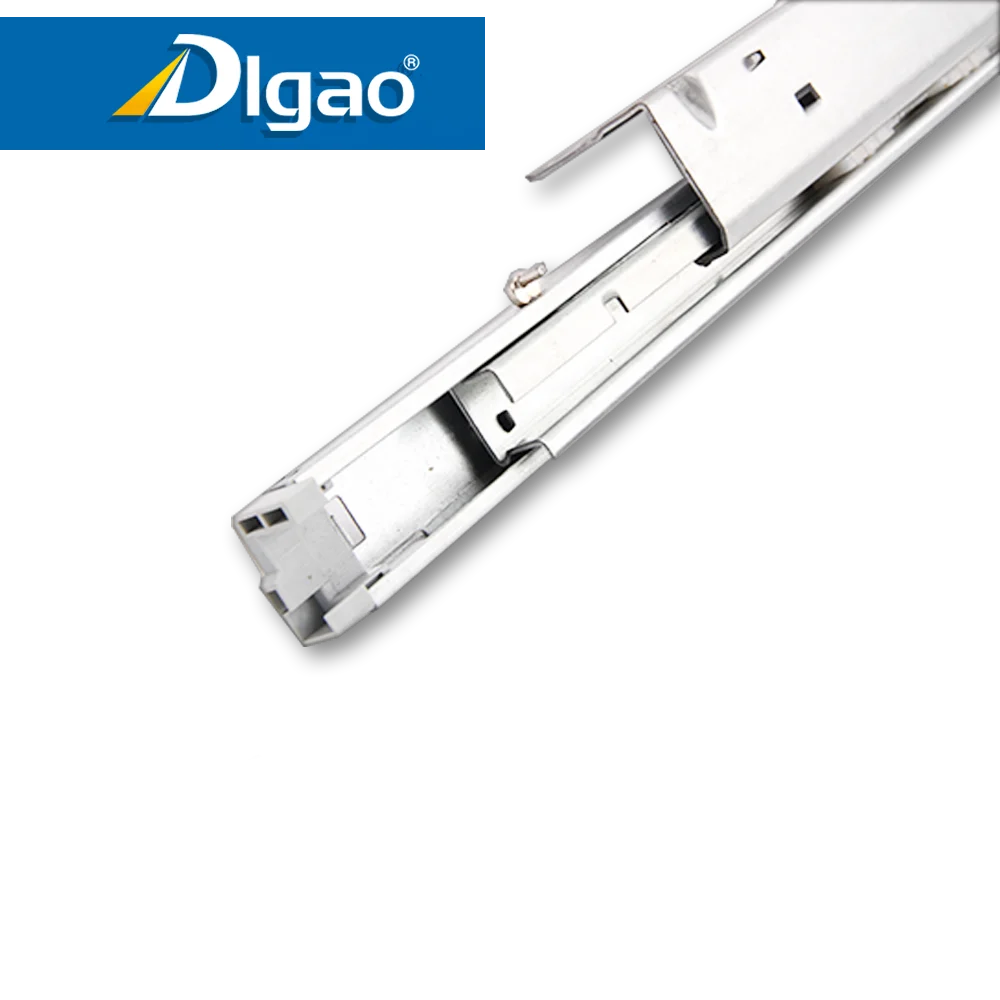 Digao triple extension mepla drawer slide heavy duty telescopic slide rail
