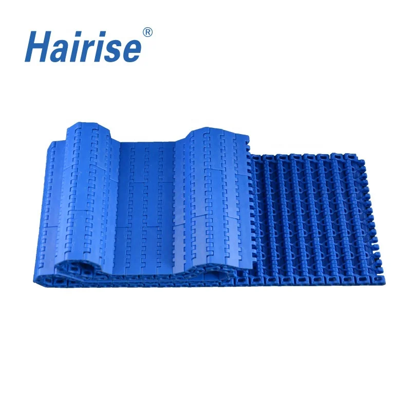 CE  Good Quality  For Conveying  Food& Beverage Industry Hairise Har1100 Series flat top modular belt conveyor factory