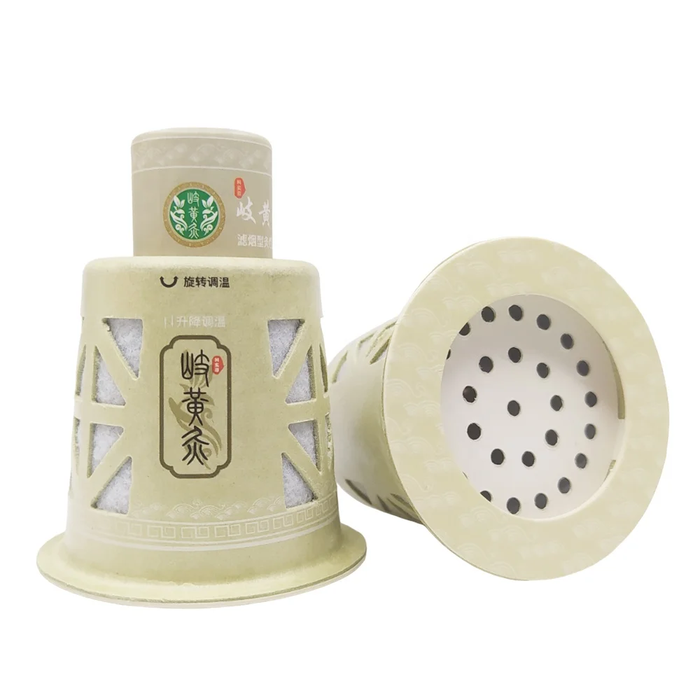 Moxa roll temperature control paper moxibustion cup
