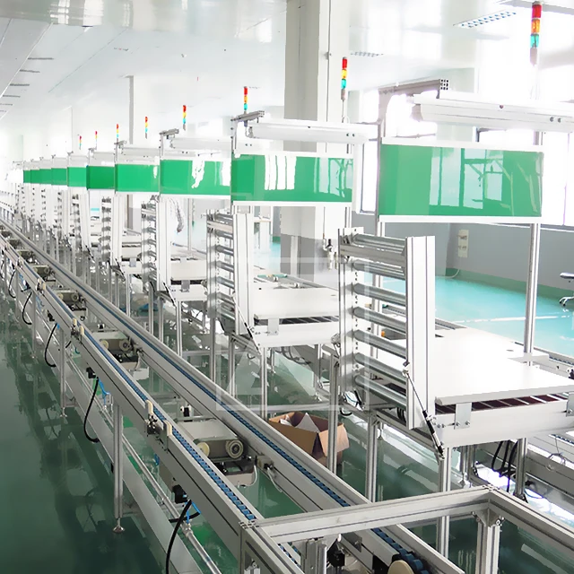 Pallet Conveyor System Motorized Roller Conveyor Electric Motorcycle Assembly Line Slat Chain Conveyor