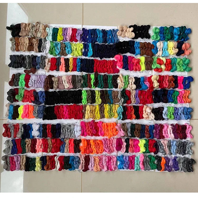 
Custom Colors High Stretch 50D 24F Yarn DIY Hand Knitting Polyester Covered Yarn Blankets Washable Soft Core-filled Yarn 