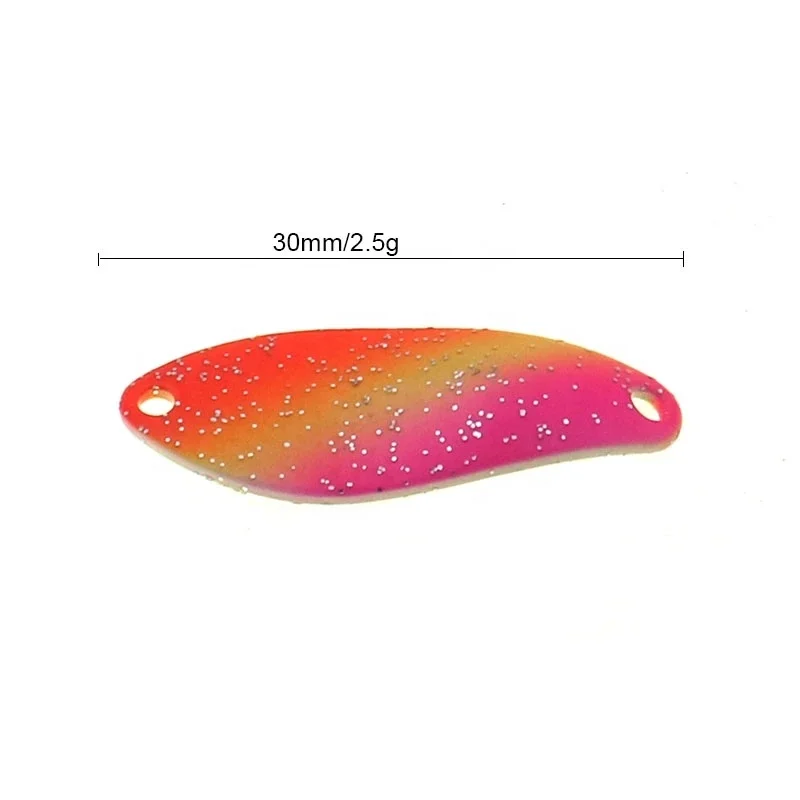 
HISTOLURE 30mm 2.5g Trout Lure Fishing Wobblers Spinner Bait hard bait metal Spoon Fishing Lure 
