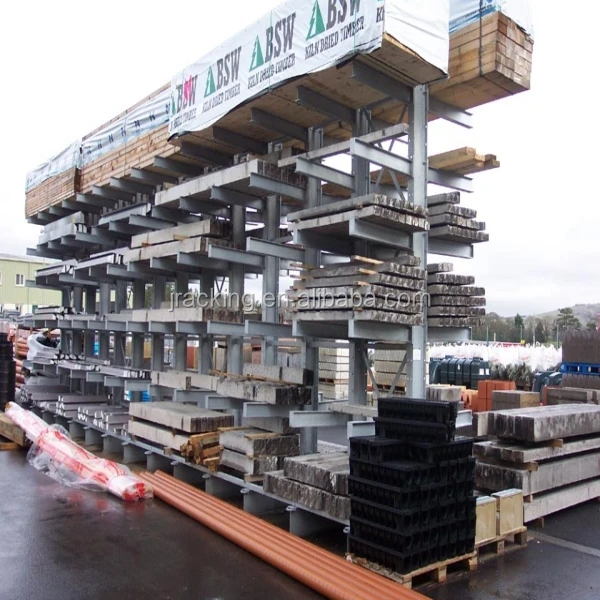Large Capacity Logistics Equipment Cantilever Racking Galvanized Canteliver Racking