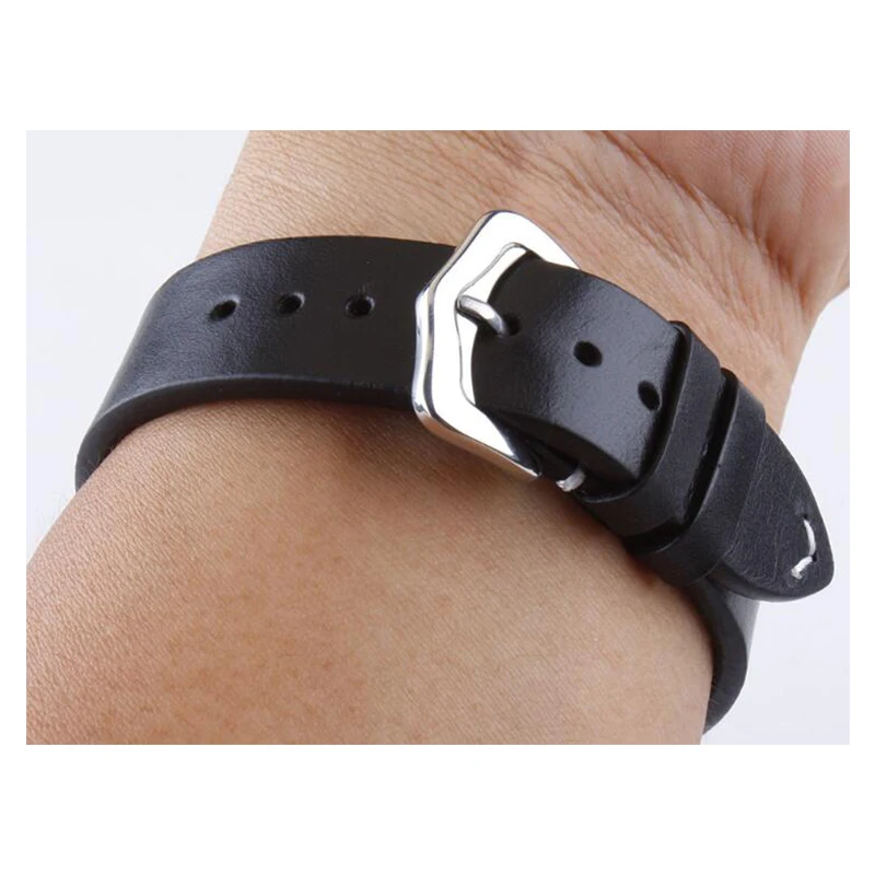 
Zulu high quality Genuine Leather Replaceable smart watch band 22mm leather strap 