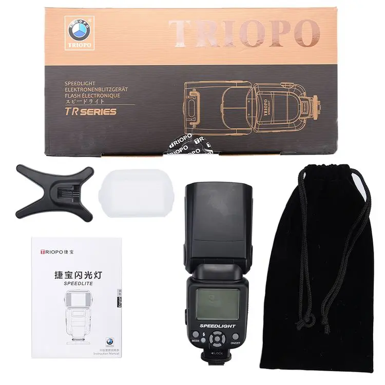  Triopo TR-950 Вспышка Speedlite для камеры Nikon и Canon 650D 550D 450D 1100D 60D 7D