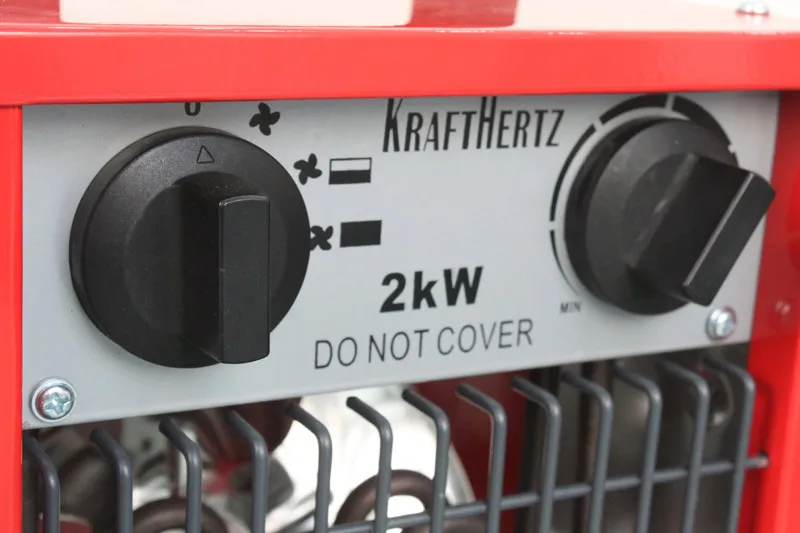 Waterproof Portable Home Installation Garage Electric Workshop Equipment Fan Heater