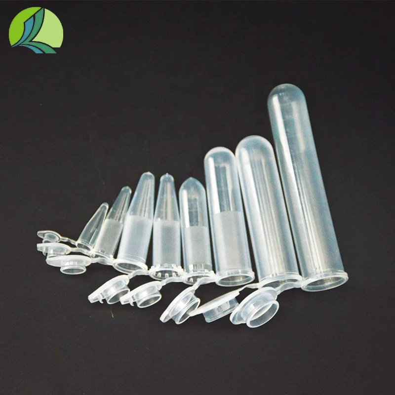 Plastic 0.2ml 0.5ml 1.5ml 2ml 5ml 7ml 10mlConical Micro Centrifuge Tube With Press Cap