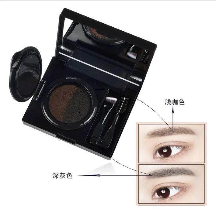 No Logo Brow Gel Makeup Kit Liquid Natural Tinting Eyebrow Gel Waterproof Sweat-proof Ink Tattoo Cushion Eyebrow