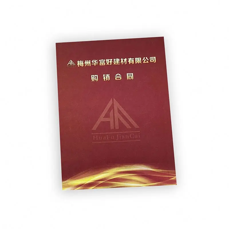 Simple A4 Size Plastic Pockets Expanding Print Expanding File Folder With Handle