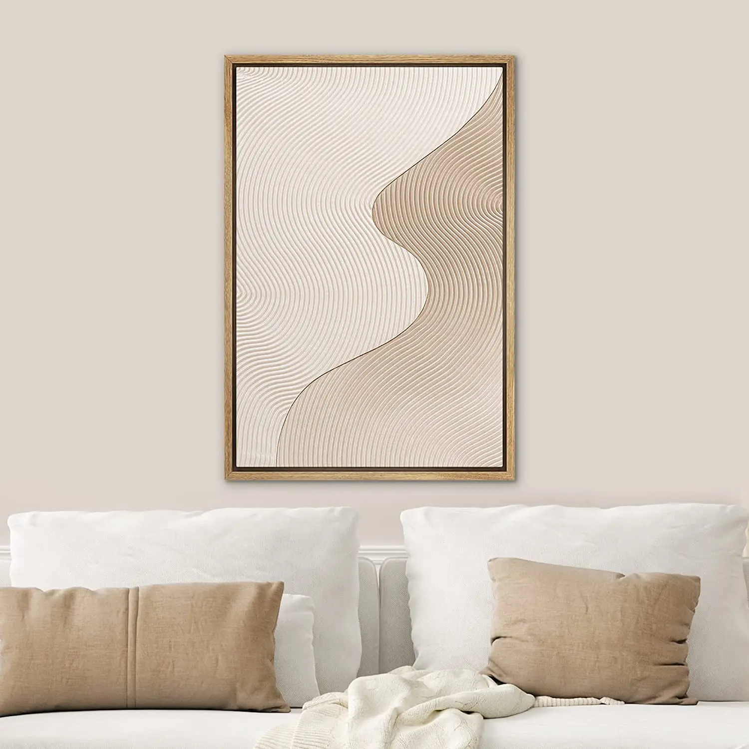 JZ Home Decor Abstract Geometric Canvas Wall Art Giclee Artwork Nordic Minimalist Poster Picture  Line Art Prints Paintings