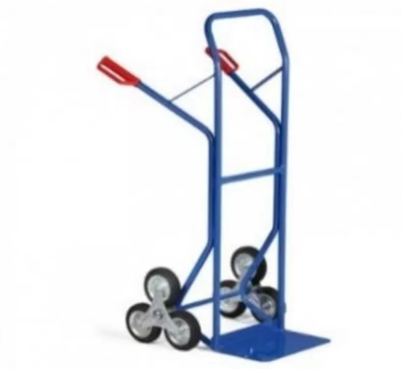 Hot sale 6 Wheels 200kgs Stainless Steel Hand Trolley for warehouse Stair Climber