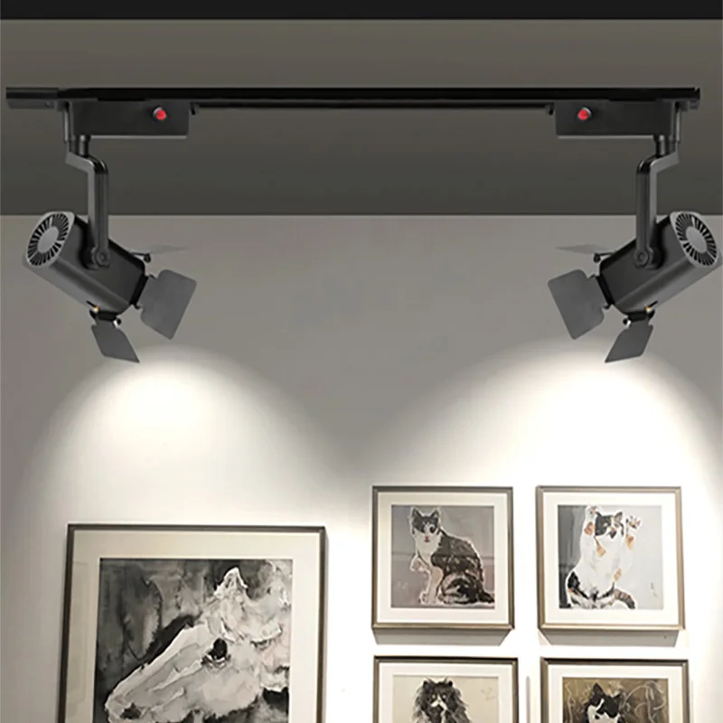 
Dimmable Smart remote control 15W Integrated LED Track Light Spotlight for clothing shop Restaurant lighting 