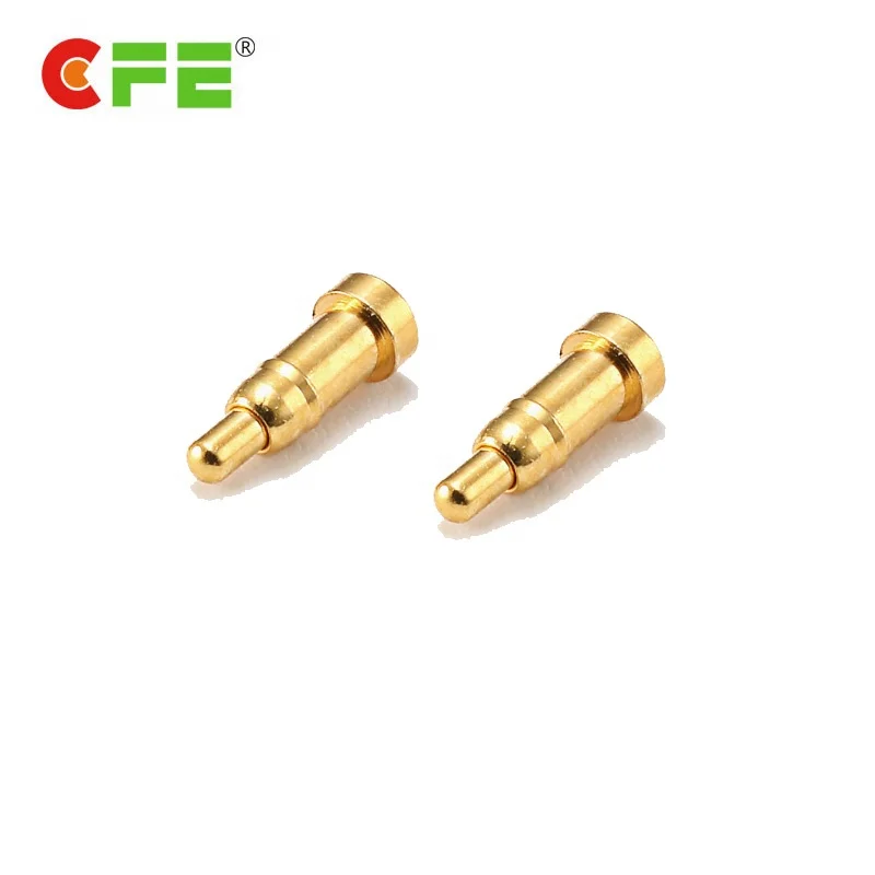 2A smd pogo pin gold plating spring loaded contact