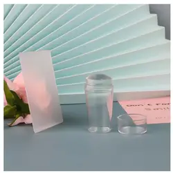 Silicone Color French Nail Art Stamping French Manicure Stamp Nail Stamper Silicone Nail Art Stamper