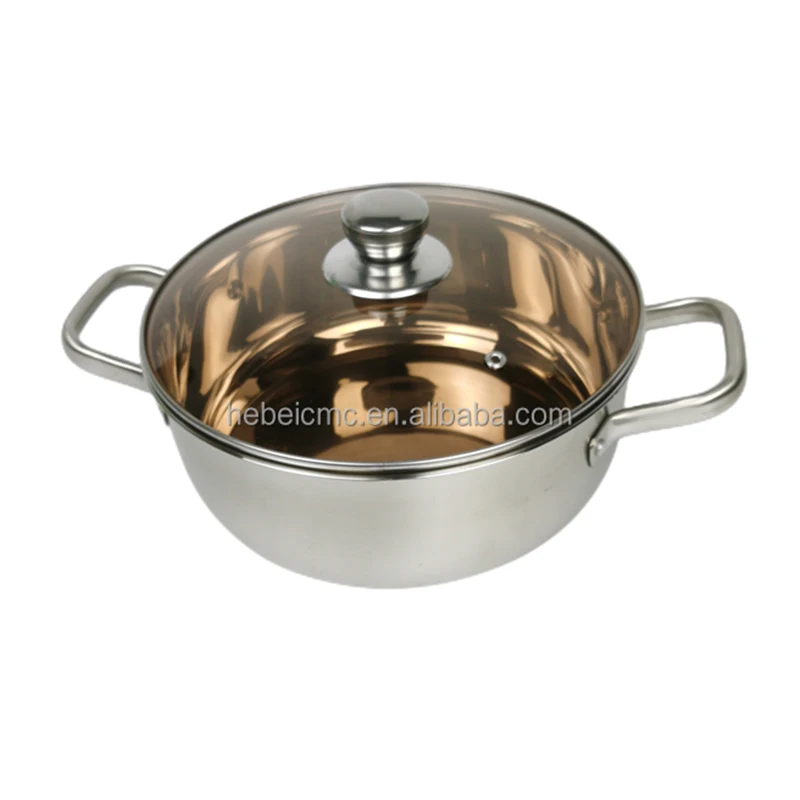 Manufacturer Customizable 3 Layers Stainless Steel Non Stick Cookware Pots Sets 6Pcs