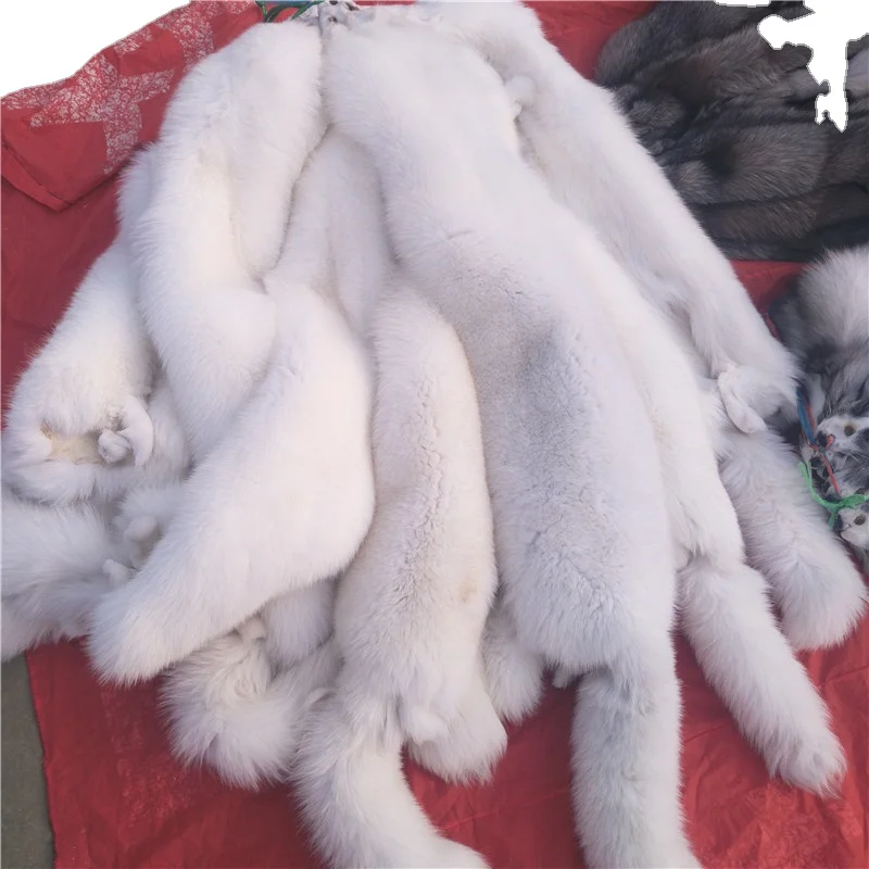 Best Quality Fur Fox Skin Pelt Whole Animal Fur Skin Dyed Fox Skin Fur For Sale