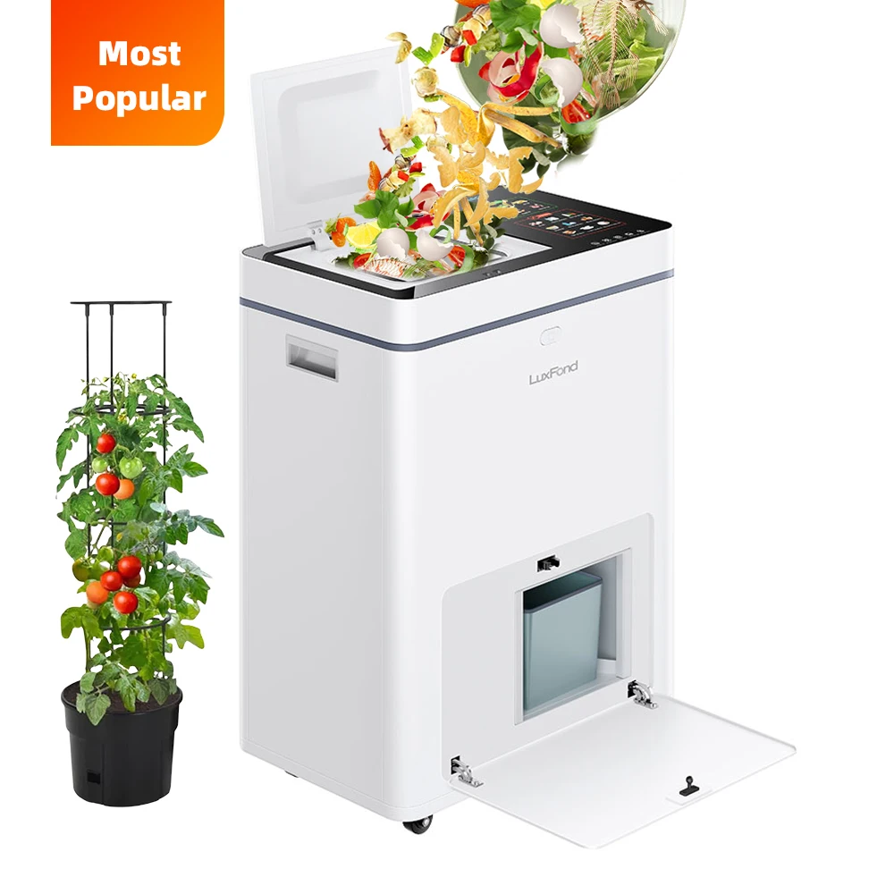 LUXFOND Kitchen Food Organic Waste Disposer Composting Garbage Disposal Machine Household For Kitchen Organic Making