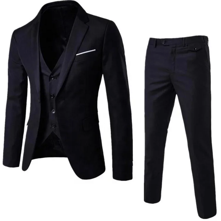 Factory direct sale slim fit wedding suits wedding suit blazers vest and pants for men