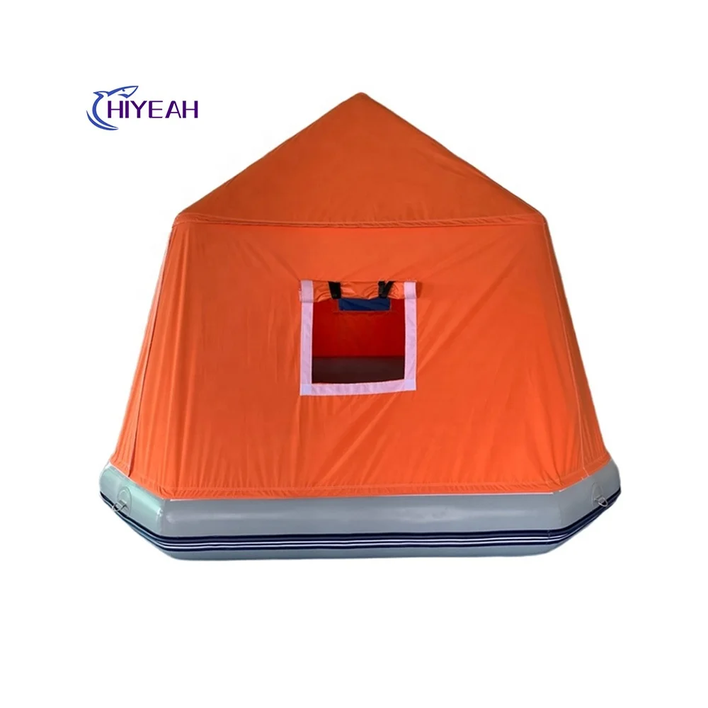Commercial Shoal Tent Floating Inflatable Waterproof House Tent  Inflatable Fishing Boat Tent For Same