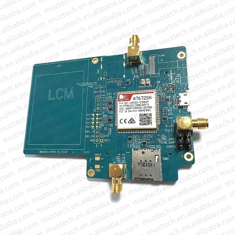 A7672SA-LASE 4g LTE cat 1 A7672SA  Tekit board wireless module A7672S A7672E A7672SA (S2-109ZZ-Z30NC) LCC