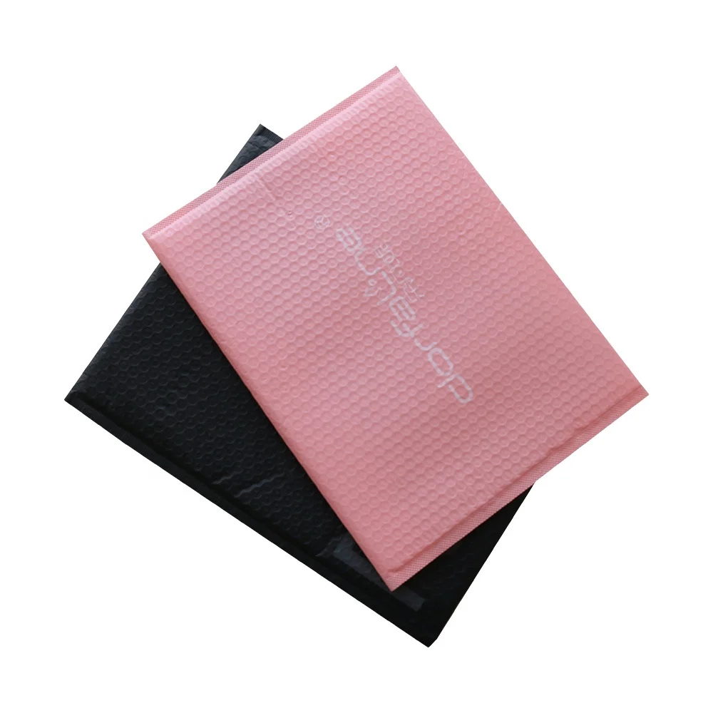 
Customized Printed Bubble Mailers Padded Mailing Matte Courier Packaging Bubble Envelopes Shipping Bag Poly Bubble Lamination 