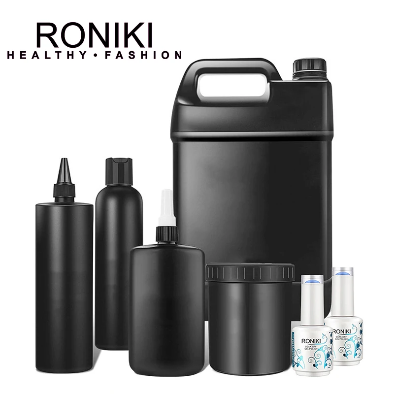 RONIKI Supplies Wholesale Bulk Nail Polish Drop Shipping OEM Logo Nail UV Gel Polish Raw Material Direct Sale