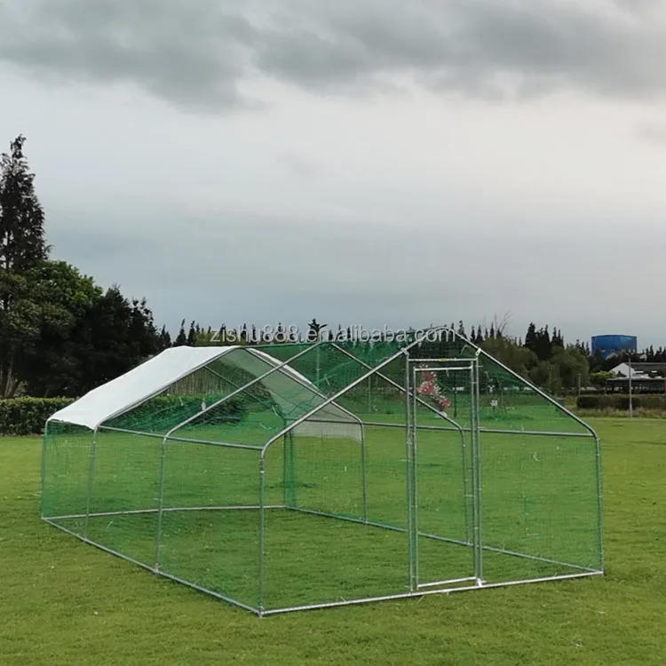 Factory hot Sale 6x3x2m Large Metal Chicken Coop Run,Folding Chicken Coop Cages