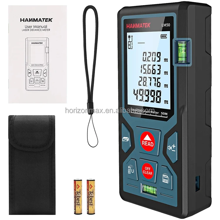 High-Precision Electronic Measuring Ruler LM50D LM100D Laser Meter Distance Measure