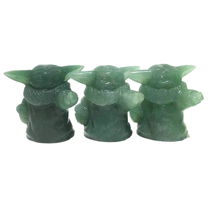 Wholesale Natural Crystal Handcarved Green Aventurine carving For Decoration