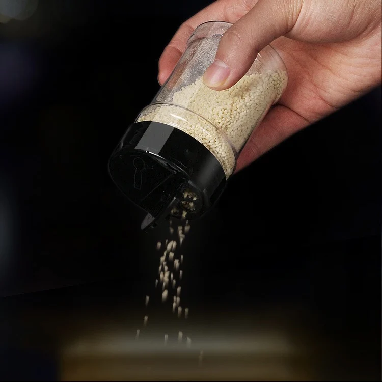 
Hot Sale 200ml Toothpick Cap Pet Plastic Salt Pepper Spice Jar 