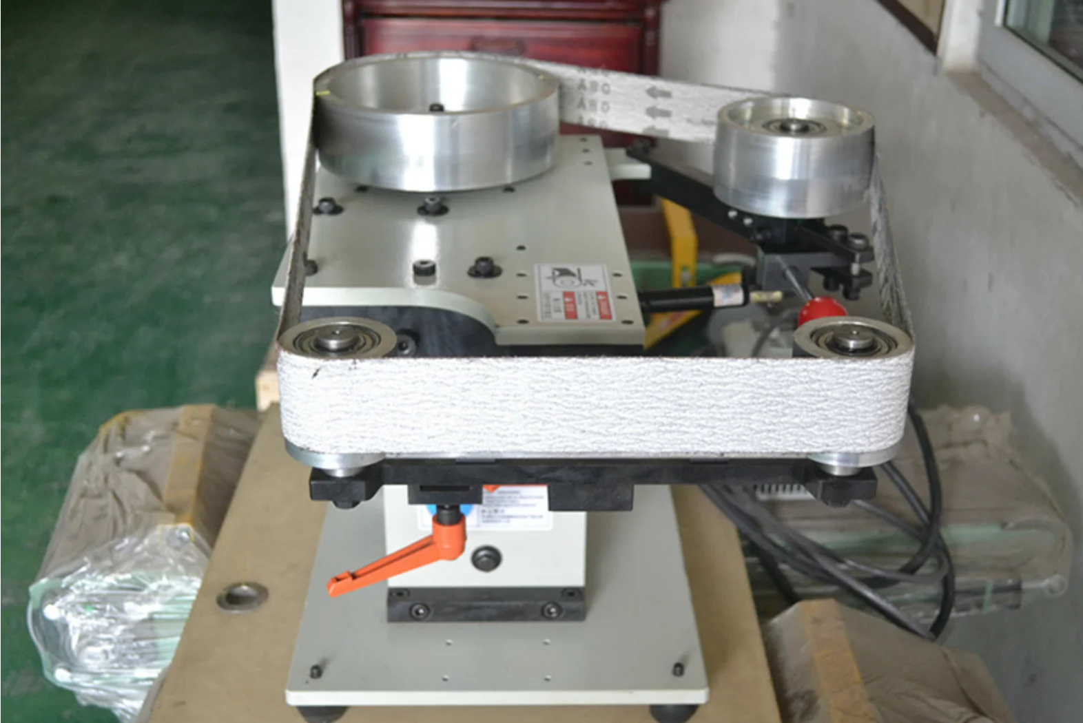 high-quality safety 2x72 manual sand belt reversible belt sander grinder for metal knife