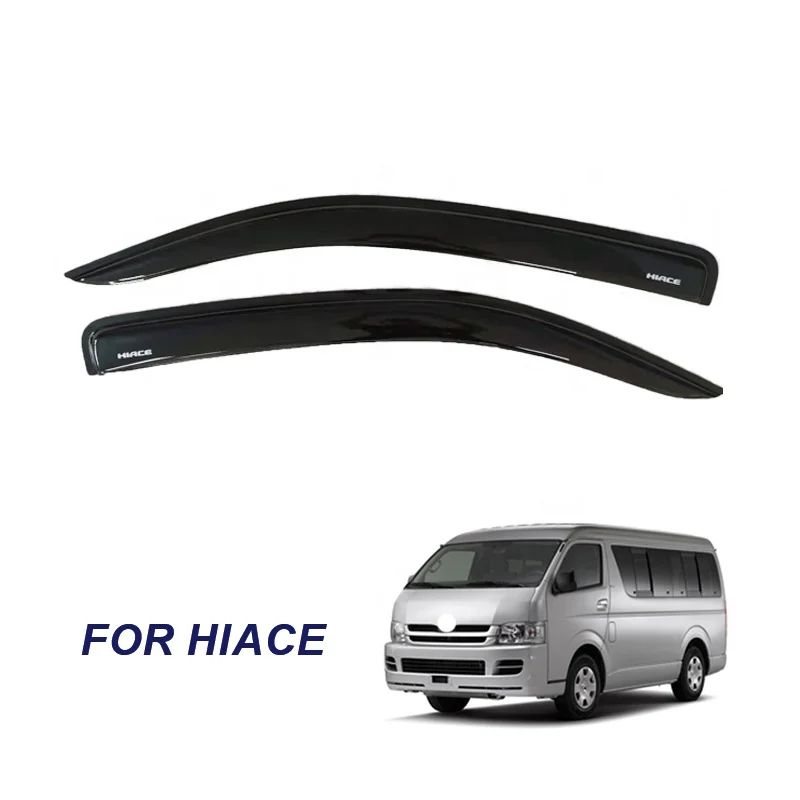 High Quality Custom Car Window Deflector Vent Shade Rain Guard Door Wind Sun Visor for Toyota Hiace 2019 Accessories