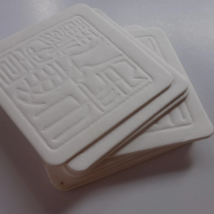 Excitation salient paper coasters absorbent paper coasters Custom logo coasters