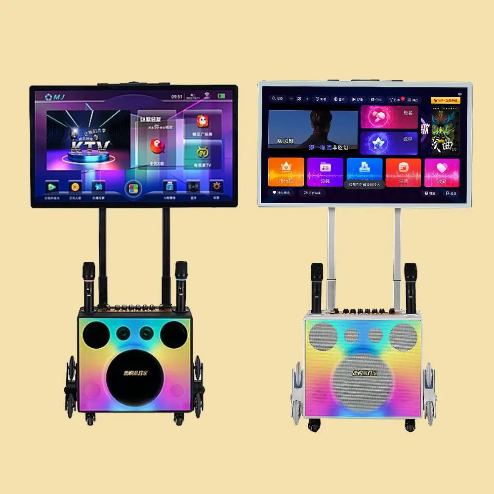 Home karaoke machine profession Hdd Player Sound System portable Bluetooth speaker Android Portable Karaoke Player