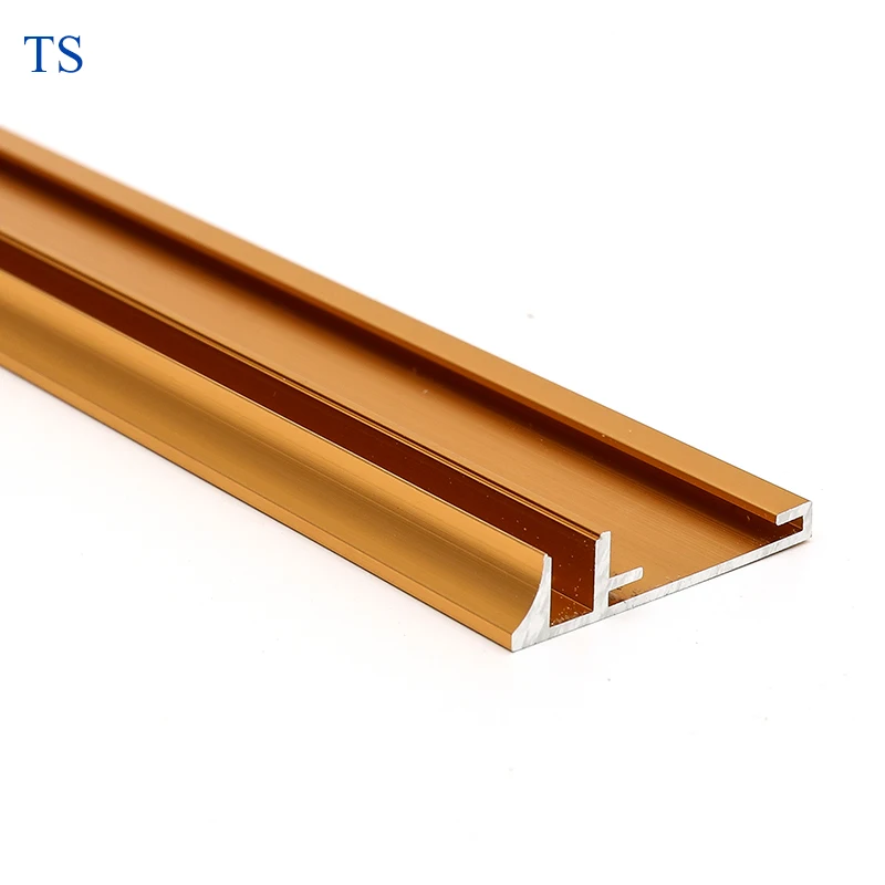 aluminum photo frame lines round oval -shaped smart mirror frame LED luminous material metal brushed manufacturing
